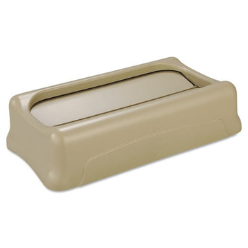 Rubbermaid® Commercial Slim Jim Swing Lid, 11.38w X 20.5d X 5h, Beige freeshipping - TVN Wholesale